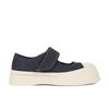 Cowhide version~ Velcro color matching little white shoes muffin platform casual Mary Jane shoes women's big head shoes