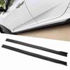 6PCS Car Side Skirt Carbon   Pattern 3 Section Type Side Skirts Winglets Diffusers   Replacement For