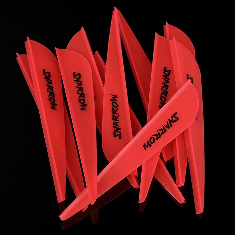 50Pcs 3 Inch Archery Arrow Feather Feather Rubber Vanes Fletching For Aluminum Fiberglass Carbon Arrow Shaft Accessories