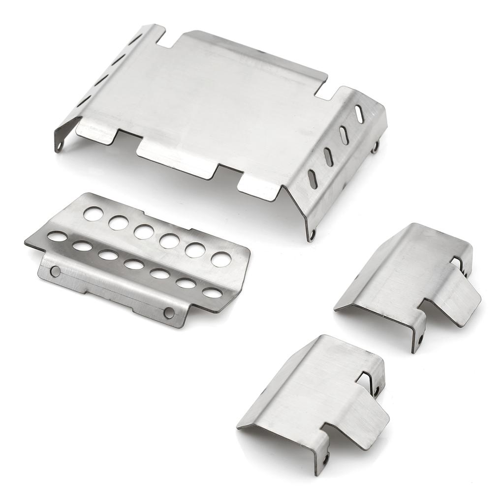 Steel Chassis Armor for FMS FCX10 K5 – 1/10 Scale Underbody Protection (Upgrade Parts)