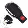 4 Button Key Case Cover with Battery Holder for Mercedes Benz W203 W210 W211 AMG