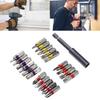 Multiple Ratcheting Screwdriver Set: 21 in 1 Multiple Bits with 75mm Extension Handle for Everyday Household Use