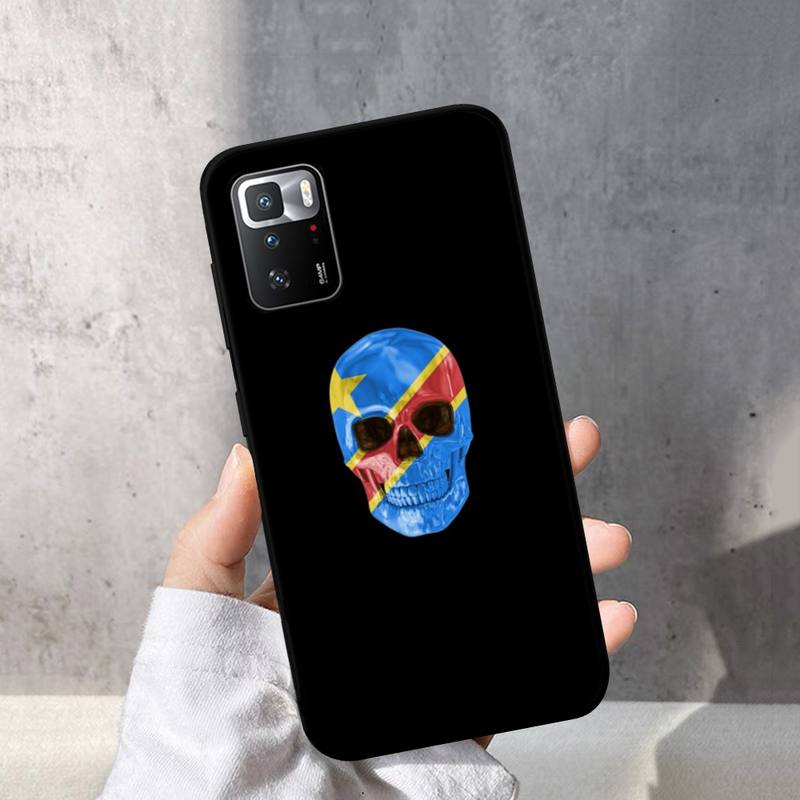 Congo Flag Democratic Republic Flag Phone Case for Redmi Note 8 7 9 4 6 Pro Max T X 5A 3 10 Lite Pro