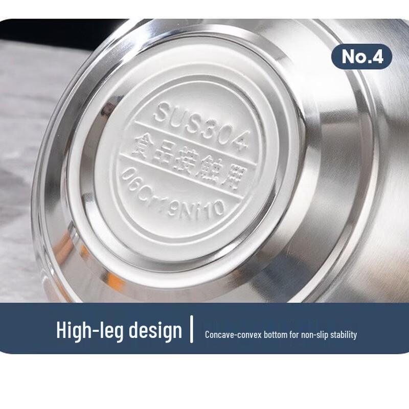 Abay 304 Stainless Steel Multi-purpose Bowl