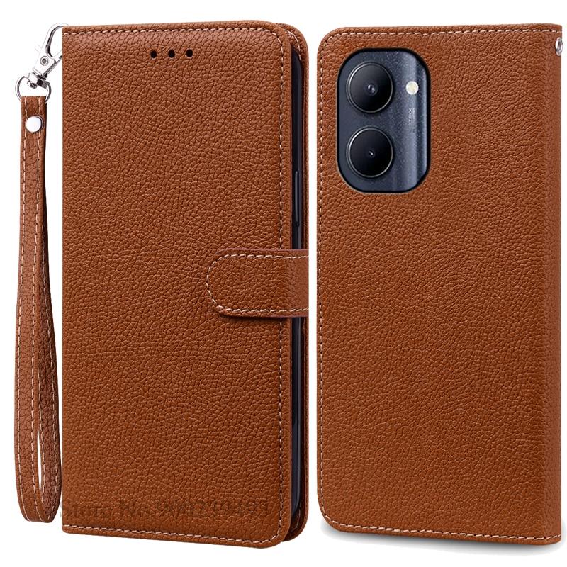 Für Realme C33 Hülle Leder Klapp-Brieftaschenhülle Für Realme C33 Hülle Handyhülle Brieftasche Buch Coque Fundas Shell