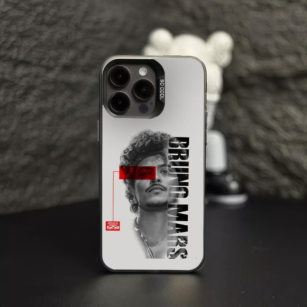 

Phone Case Singer B-Bruno Mars For iPhone 17 16e 16 15 14 13 12 11 mini Pro Max X XR XSMAX Air Plus Anti Fall Matte Back Cover iPhone 16