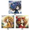 Little Girl Partial DIY Irregular Drill Diamond Painting Gem Art for Adults/Beginners Gift Idea Home Wall Decor 11.81x11.81inch