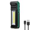 Dimmable COB LED Work Light USB Rechargeable Flashlight with Magnetic &Hook Power Bank Inspection Lamp for Car Repair Camping