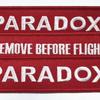 Aviation Double-Sided Embroidered Keychain – High-Density Polyester ID Holder