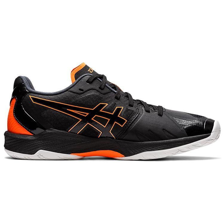 Asics Fabric Fashion Durable Support Low Top Training Shoes Men Sneakers Black Orange 1053A042-001