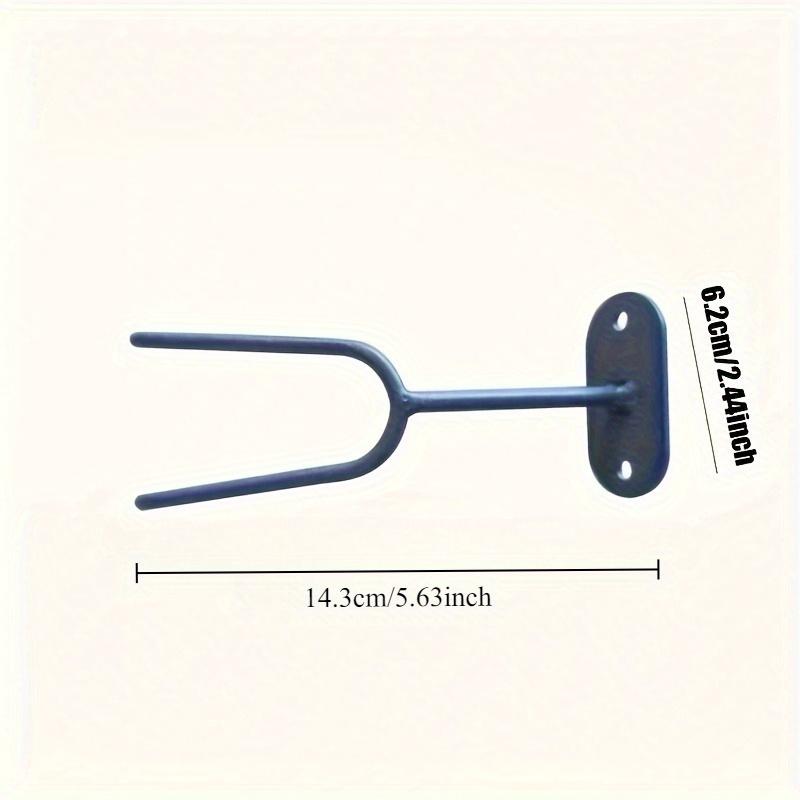 1pc/2pcs Heavy-Duty Metal Wall-Mounted Gravity Feed Gun Hooks - Iron Spray Gun Holders for Secure Storage & Easy Gun Accessories