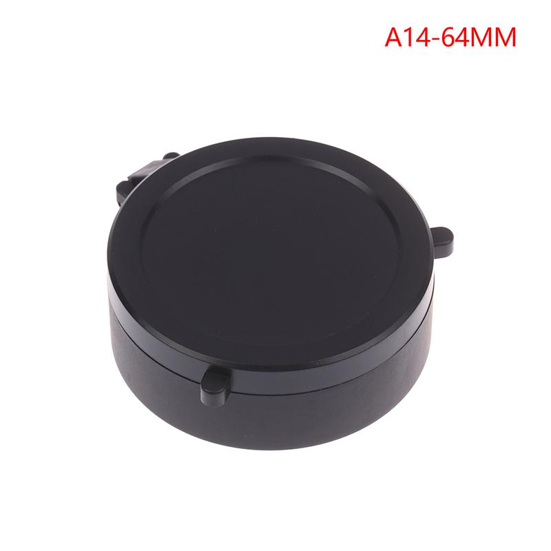 Rifle Scope Lens Cover Spring Up Quick Flip Openning Lens Dustproof Cover Telescope Cap For 30-64Mm Caliber Hunting Riflescopes