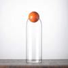 Modern Glass Coffee Bean and Tea Storage Jar with Cork Stopper