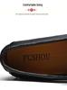 Men's Plus Size Genuine Leather Slip-On Driving Loafers, Soft Sole Moccasins, Sizes 45-47
