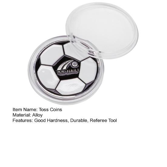 Toss Coins High Hardness Abrasion-resistant Clear Pattern Football Relief Rust-free Visible Two-sided Referee