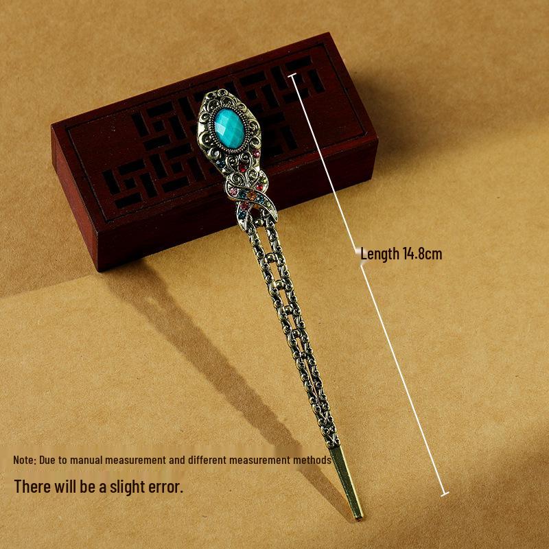 Classic Cheongsam Updo Hairpin: Versatile Retro Hanfu Palace Accessory for Everyday Use