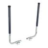 Boat Trailer Guides, 1016 Mm/1219 Mm Height Guide Poles, 2PCS High-Hardness Steel Trailer Guide-Ons, Adjustable Guide Poles with PVC Pipes, for Ski