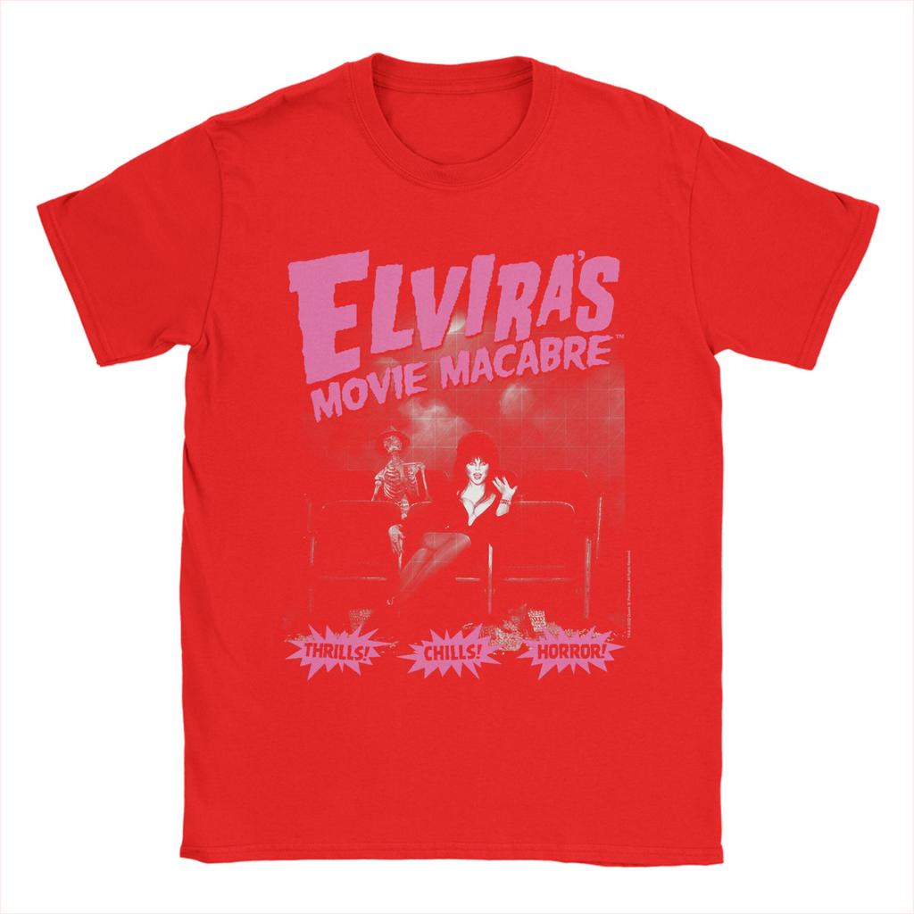 Unisexs Elvira Mistress of The Dark T Shirt Cotton Clothing Humor Short Sleeve O Neck Tees Unique TShirts