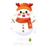 Christmas Snowman Electrostatic Stickers, Shop Window Decorations, Window Flowers, Festive Atmosphere Glass Stickers