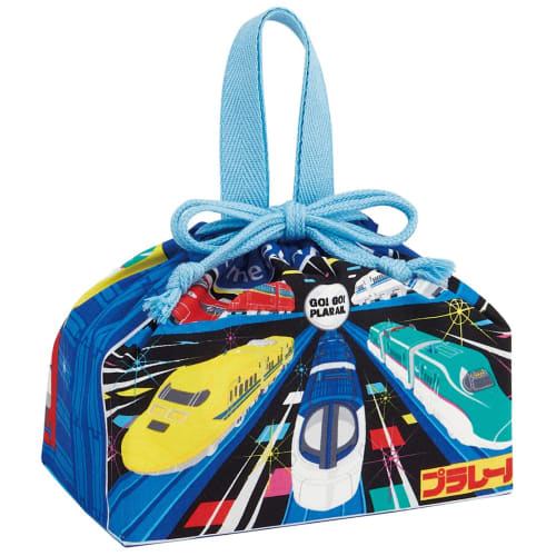 Skater Children's Drawstring Lunch Bag, Made in Japan, Plarail 23, Boys' KB7-A