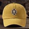 Men  Women Lion Head Print Baseball Cap  Adjustable Snapback Hat with Lion Face Lightweight Suitable for Outdoor Casual We
