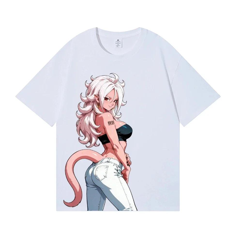 Dragon Ball Android 21 Japanese Style Classic Tee Highquality Streetwear Unisexs Clothing Unisex Clothing T Shirt