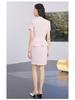 Women's Summer Short-Sleeve Professional Suit Set for Formal Occasions – High-End Skirt Set for Commuting and Beauty Industry Workwear