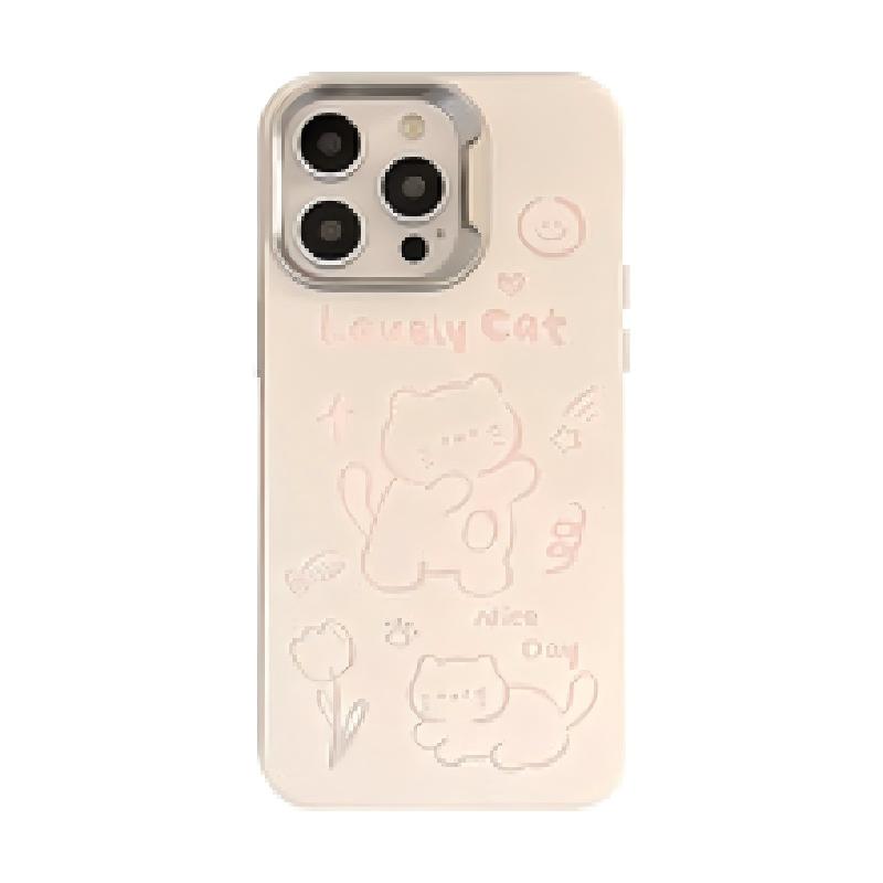 Cute Kitten Case for iPhone 13 iPhone 15 iPhone 16 Pro Max