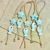 Cute Star Flower Mobile Phone Strap Kawaii Ceramic Beaded Mobile Phone Lanyard Bag Decoration Camera Pendant Fashion Keychain