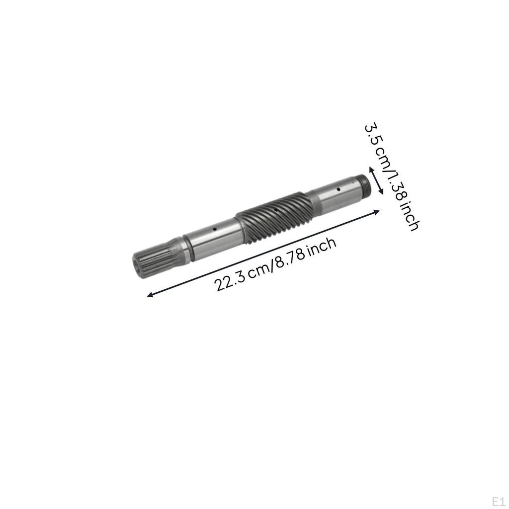 Propeller Shaft with Splined End Replacement Metal