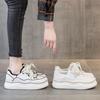 Genuine Leather White Women's Shoes Autumn and Winter New Platform Sports Dad Shoes Women's Casual Sneakers