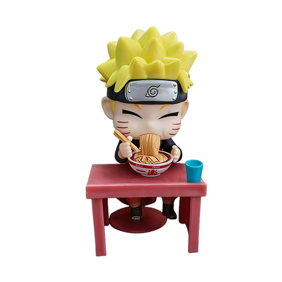 Naruto Shippuden Ramen Theme Series - Chibi Mini PVC Anime Figures - Sasuke Uchiha & Naruto Toy Gifts