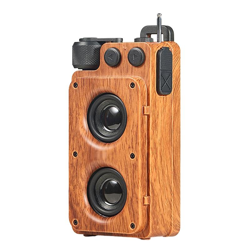 As22 Retro Bluetooth-compatible Speaker Portable Wireless Hands-free Call U Disk Nostalgic Small