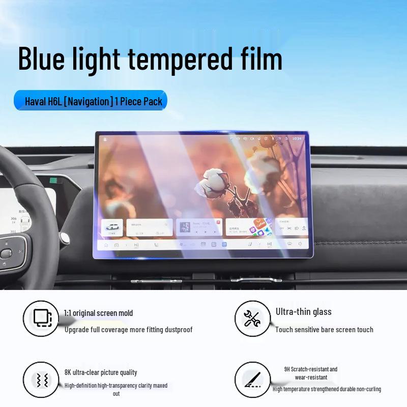 Haval H6L Screen Protector for 26 Models - Navigation Central Control Film for Car Interiors.