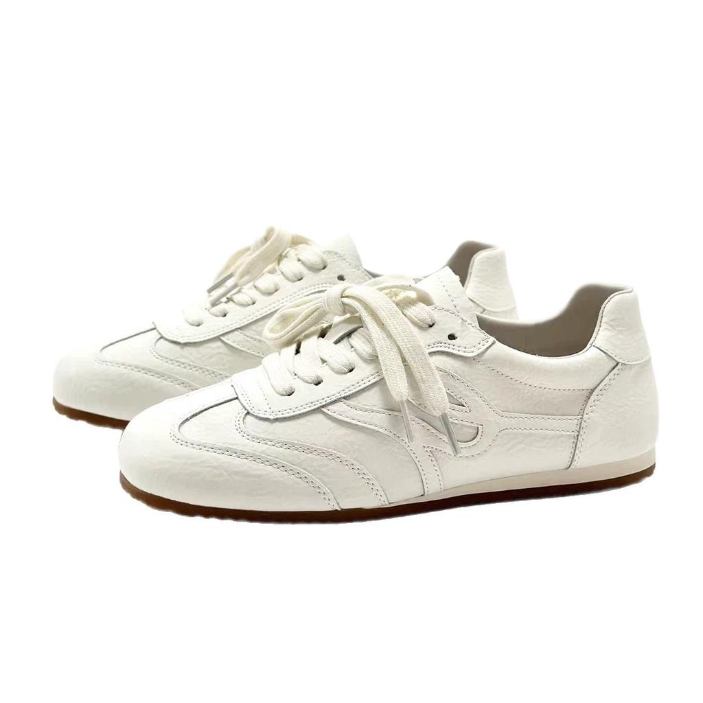 Retro Little White Shoes Women's 2025 New Summer Versatile Soft-soled Agande Training Shoes Non-slip Casual Sports Shoes