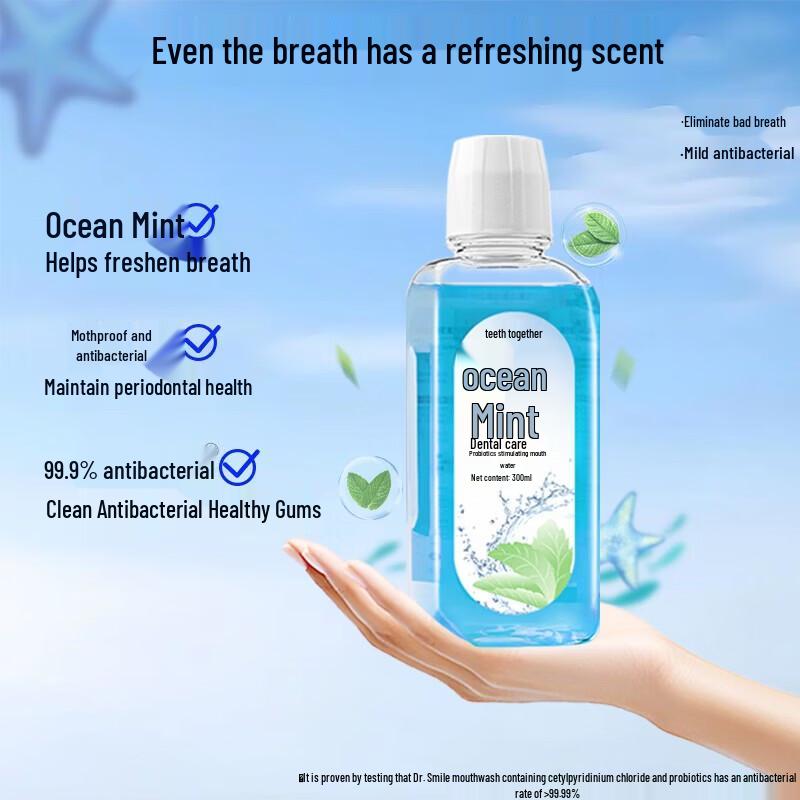 Dr. Teeth Probiotic Gum Care & Whitening Mouthwash