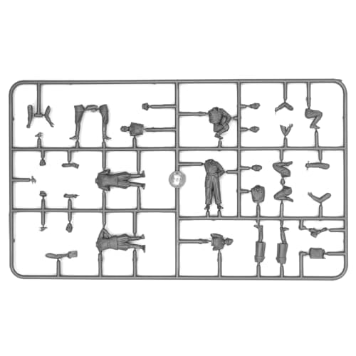 ICM 1/48 WWII Soviet Air Force Pilot & Ground Crew Set Plastic Model Kit 48084