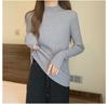 Simple Loose Half Turtleneck Sweater Sweater Women, Autumn and Winter Large Size Warm Pullover Top Women Elegant 6013