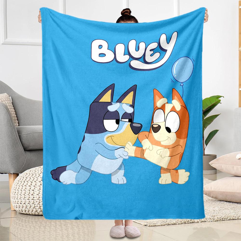 Bluey's Colorful Pals Blanket Durable Comfort Perfect for Bed Couch Sofa for All Seasons Modern Style Gifts For Family Or Friends