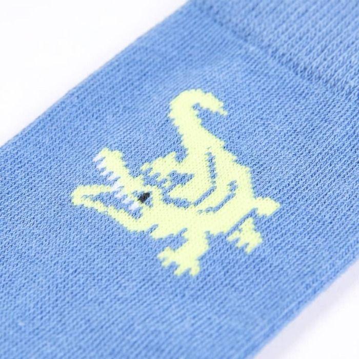 Chaussettes enfant - vidaXL - x5 - Vieux pétrole/Bleu foncé/Bleu moyen - 75% coton - Mixte