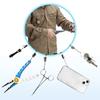 Retractable Keychains with 26inch Cord Heavy Duty Badges Holder Locking Retractor 6oz Fly Fishing Retractor