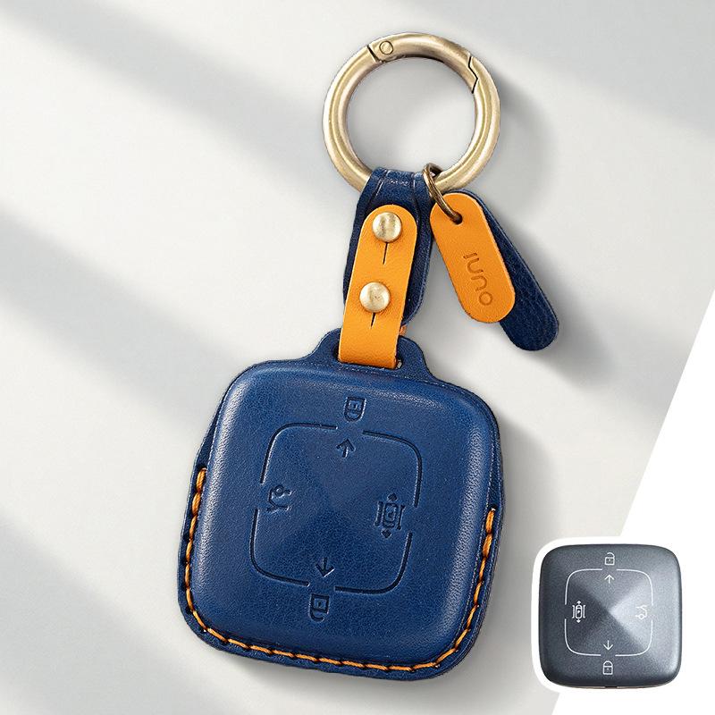 For New ZEEKR 001 X 007 Key Set High End Leather Car Key Case