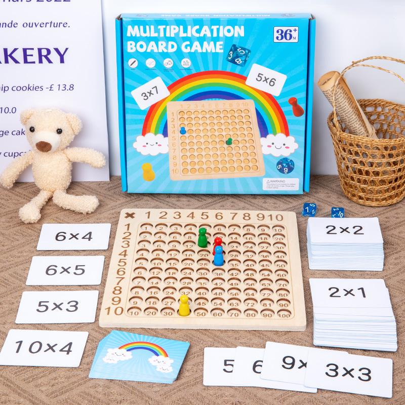 99er Einmaleins Kinder Früherziehung Puzzle 99 Einmaleinsformel Tabelle Grundschüler 99er Einmaleinstafel
