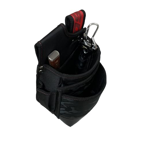 SK11 3-Drawer Waist Pouch with Soft EVA Foam, Reinforced Bottom, Stretch Interior Pocket, and PRO-RD12 Inner Holder, Camouflage Black