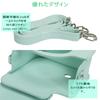 Aenllosi Storage Case for Fujifilm Instax Mini 12/11 Instant Cameras, Mint Green with Shoulder Strap (Case Only)