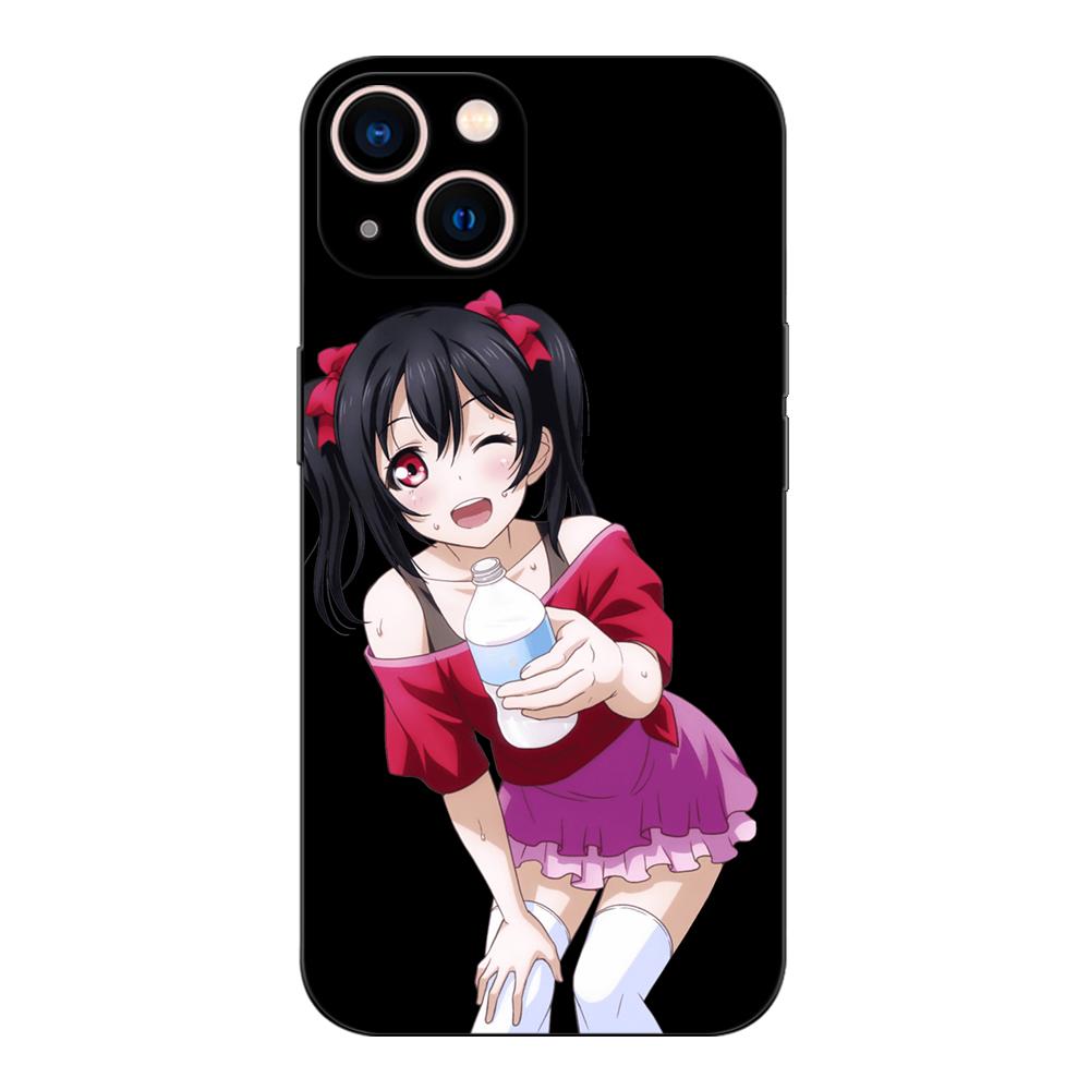 Schwarze TPU-Hülle für Motorola Edge 20 Lite Pro 2021 S Moto E20 E30 E40 E7 4G G 5G Plus Waifu Girl Anime