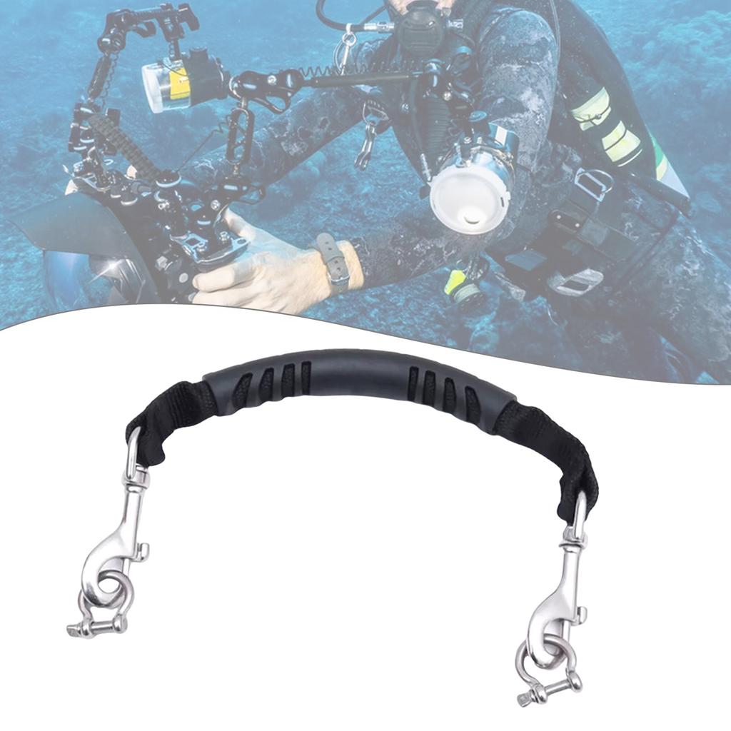 Diving Camera Lanyard Underwater Camera Rig Lanyard Straps Scuba Diving Light Camera Handle With Swivel Hooks and Clip