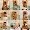 Cartoon Keychain Capybara Plush Dolls Pendant Childrens Toys Birthday Gifts