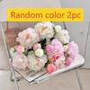 1PC Large Silk Peony Artificial Flowers Peony Style Fake Flowers Bouquet For Wedding Dining Table Home Decor Bouquet Decoration
