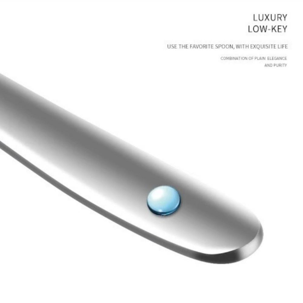 Curved Handle Design Soup Spoon Long Small Tools Household Colander Spoon  Kitchen Supplies